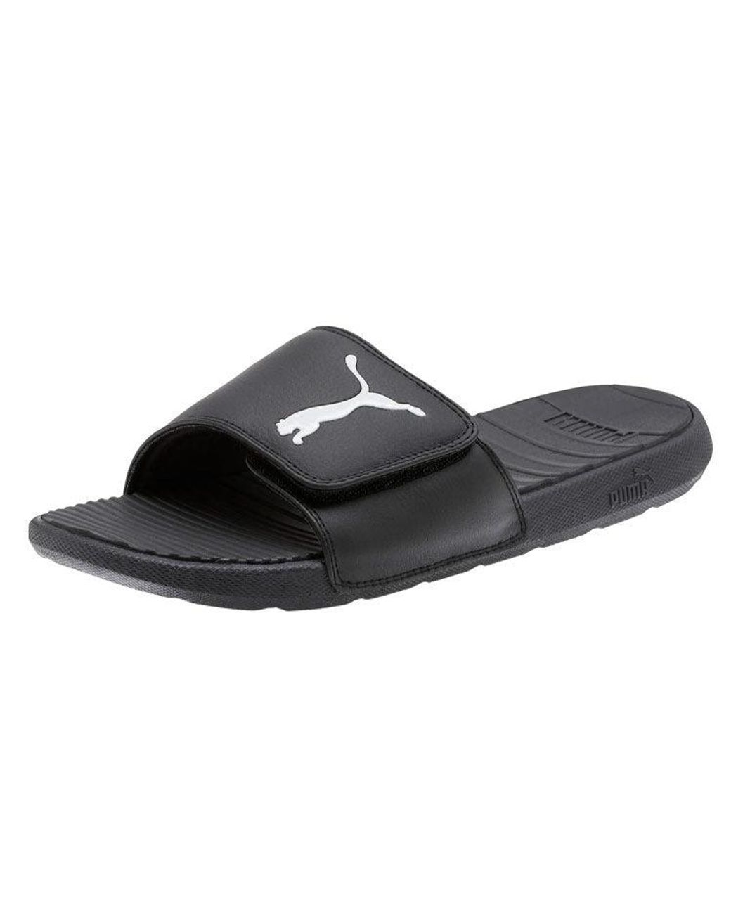 PUMA Black Cool Cat Sport Slippers for men