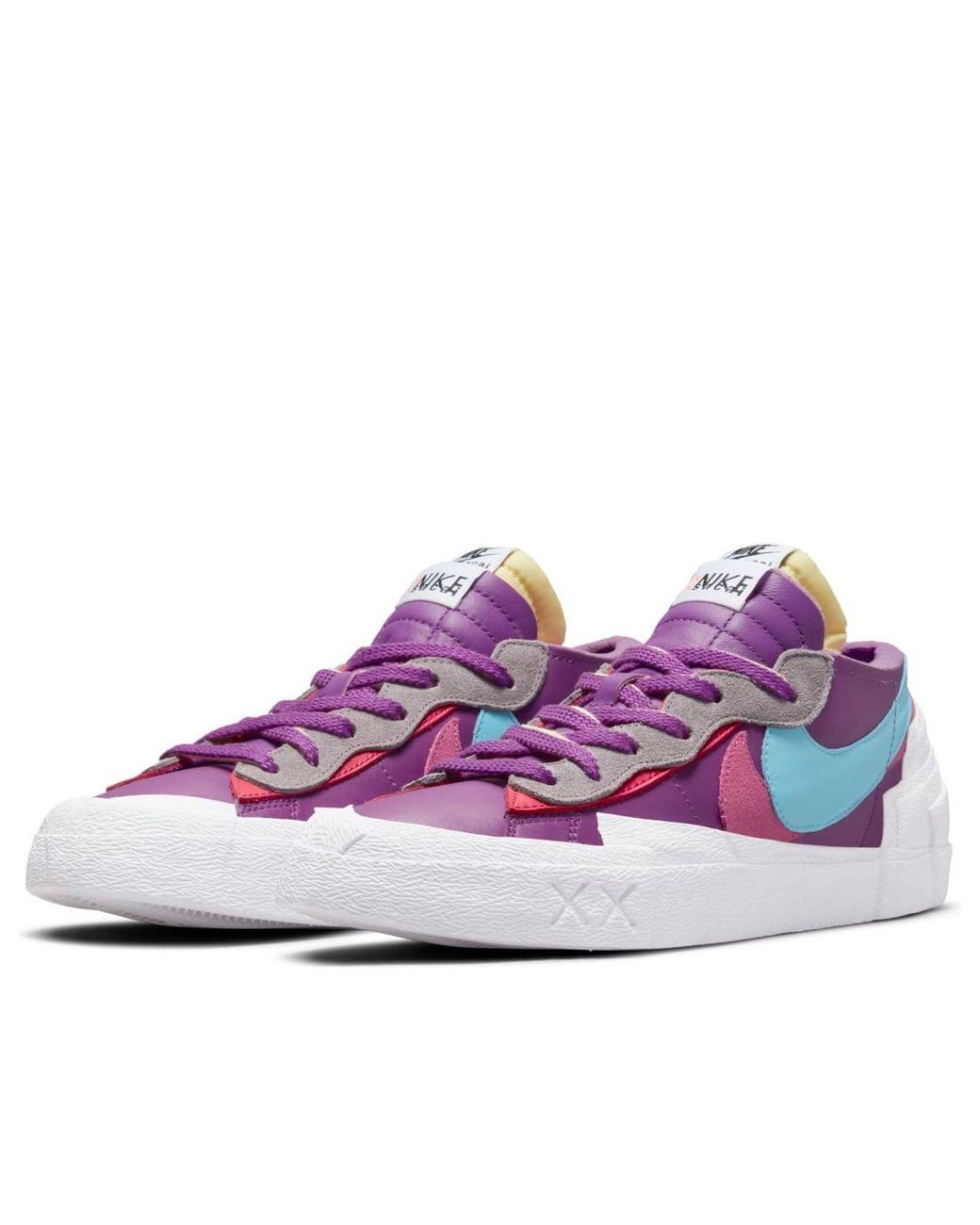 Nike Purple X Sacai X Kaws Blazer Low Dusk' for men