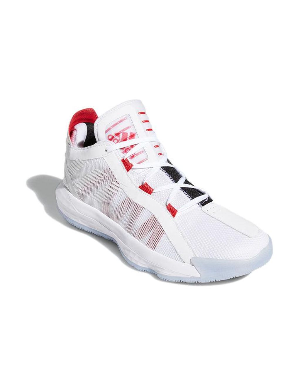 Adidas White Dame 6 'Scarlet' for men