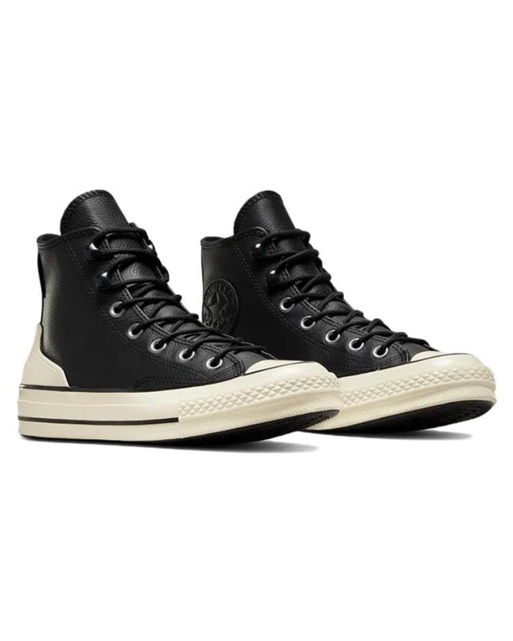Converse Black Chuck 70 Leather High Egret' for men