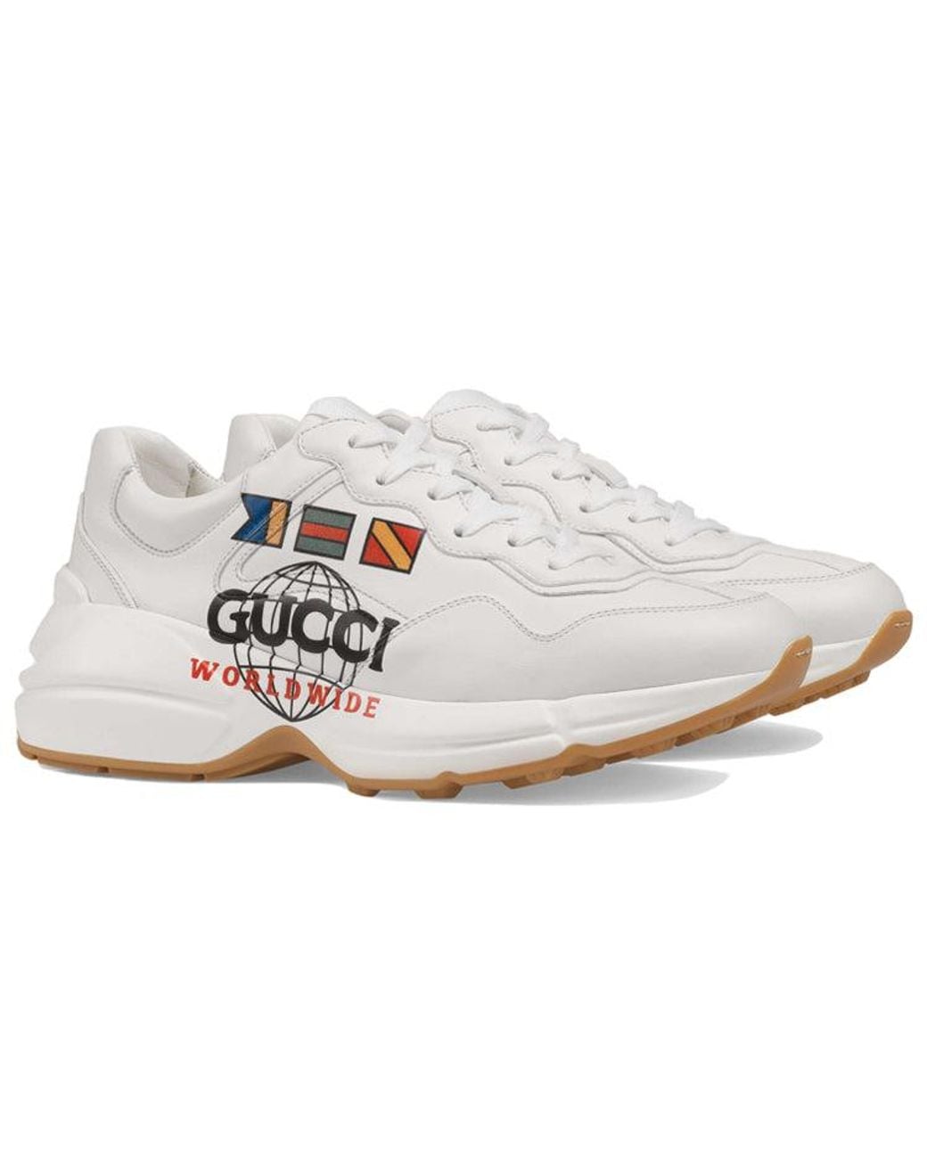 Gucci White (Wmns) Rhyton 'Worldwide'