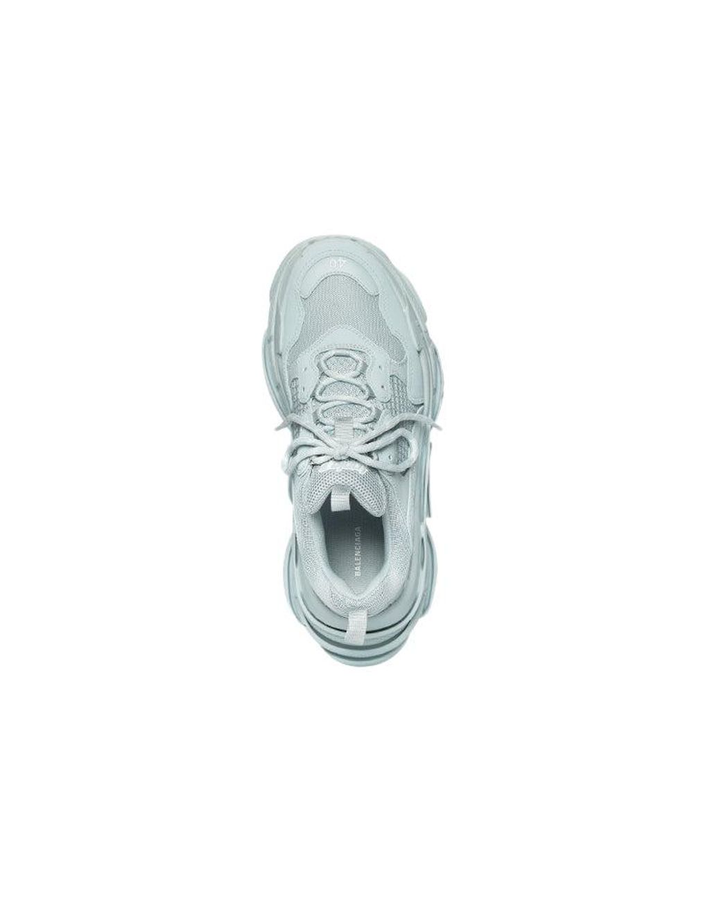 Balenciaga Blue (Wmns) Triple S Sneakers 'Pale Double Foam And Mesh'