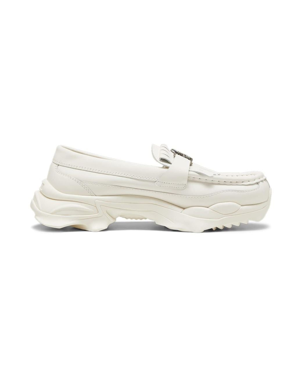 PUMA White X Palomo Nitefox Loafers 'Frosted Ivory' for men