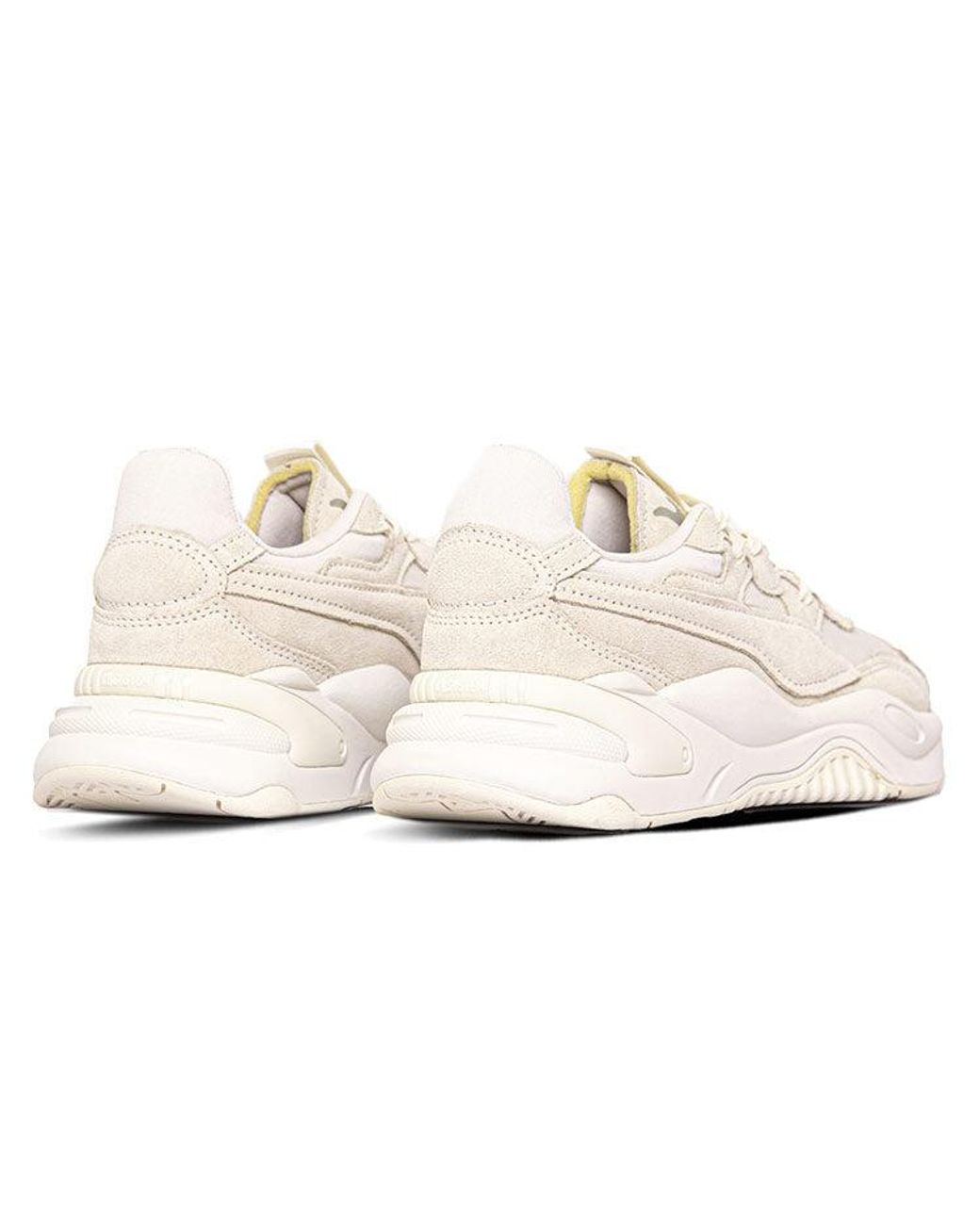 PUMA White (Wmns) Rs 2K Bold Low-Top Sneakers Creamy