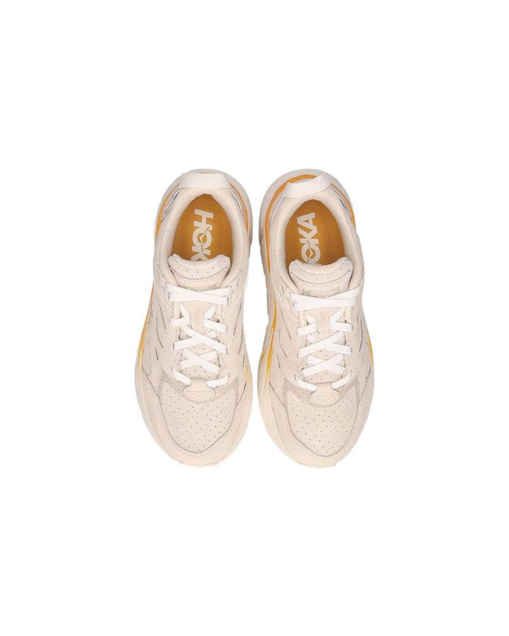 Hoka One One Natural Clifton L Suede 'Short Bread' for men