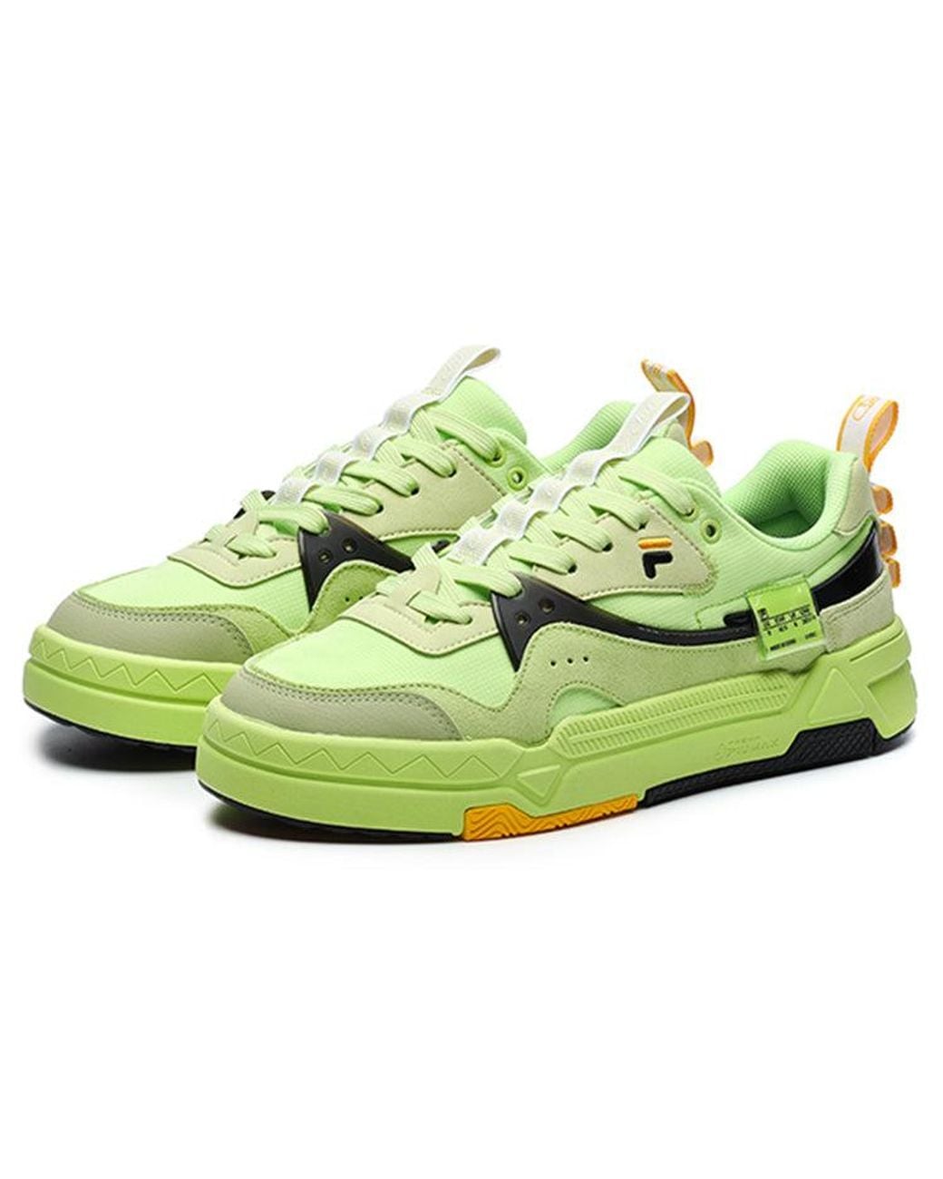 Fila Green Bank Skate Shoes 'Solar' for men