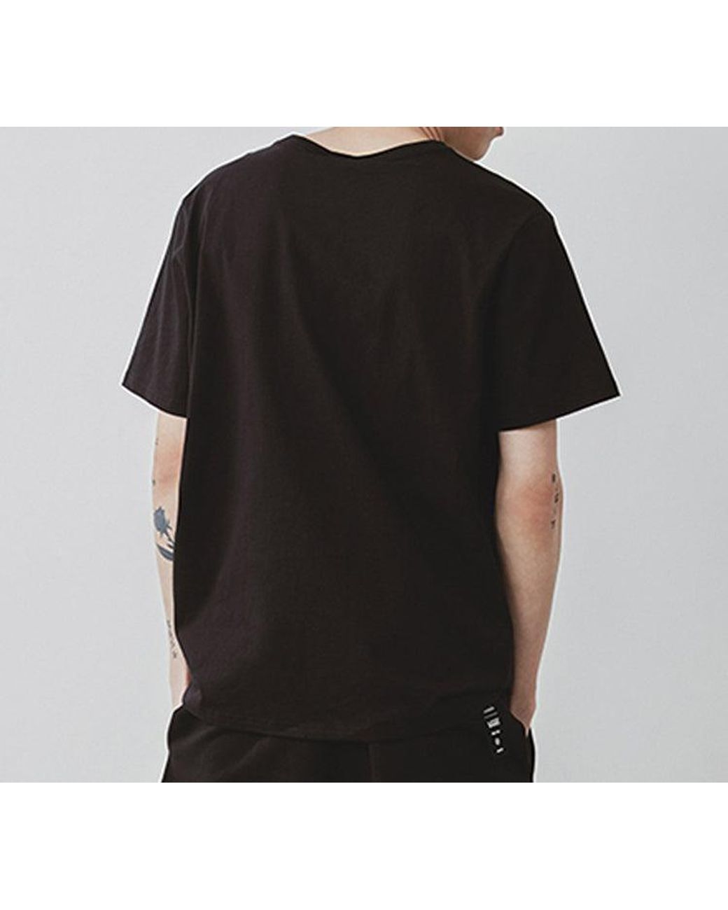Vans Black Logo Printing Round-Neck