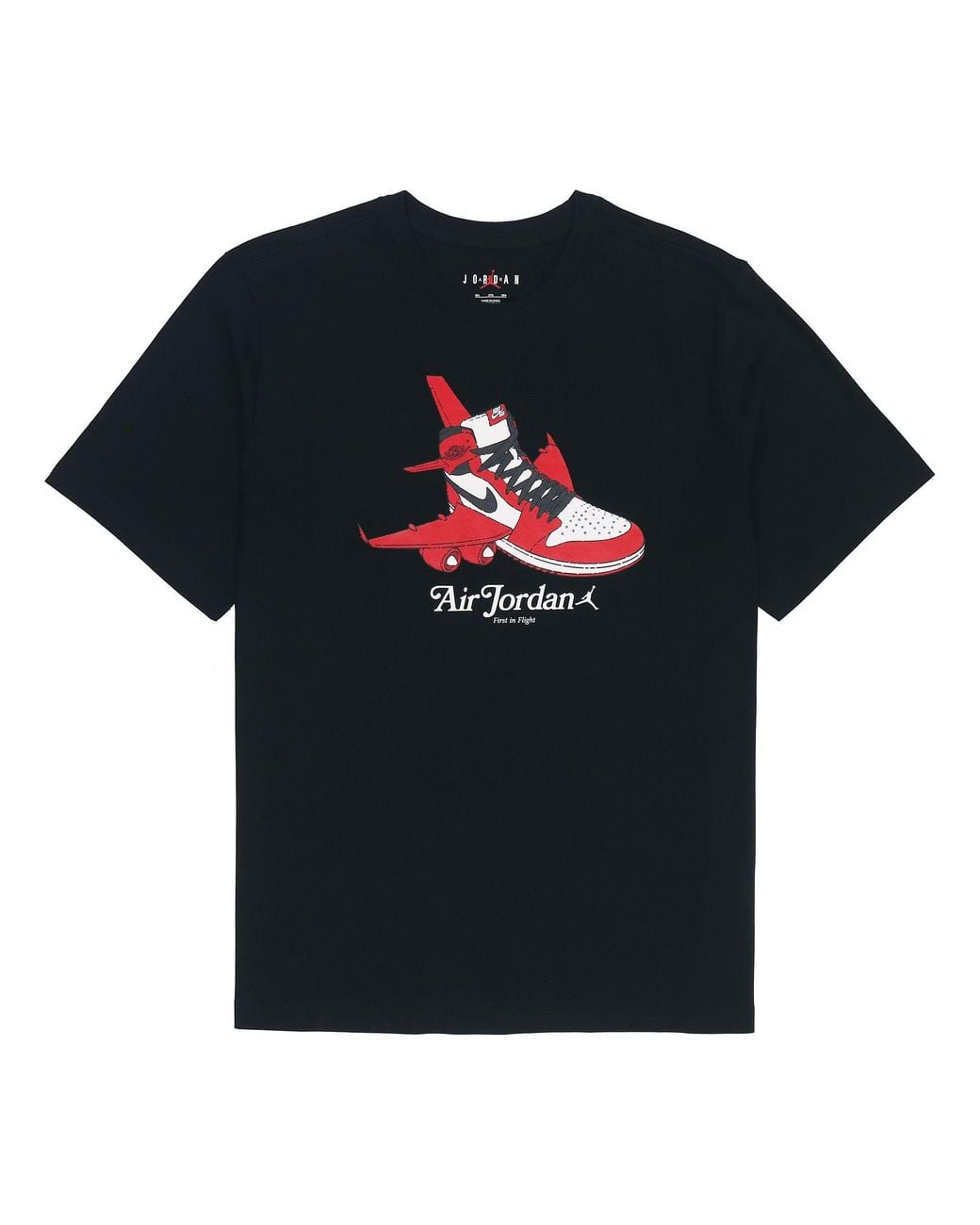 Nike Black Logo Pattern Printing Basketball Training Sports Short Sleeve T-Shirt for men