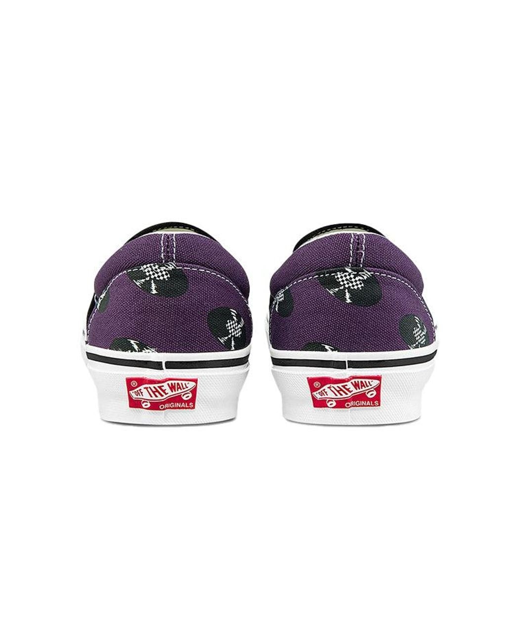 Vans Blue Wacko Maria X Og Classic Slip-On Records' for men