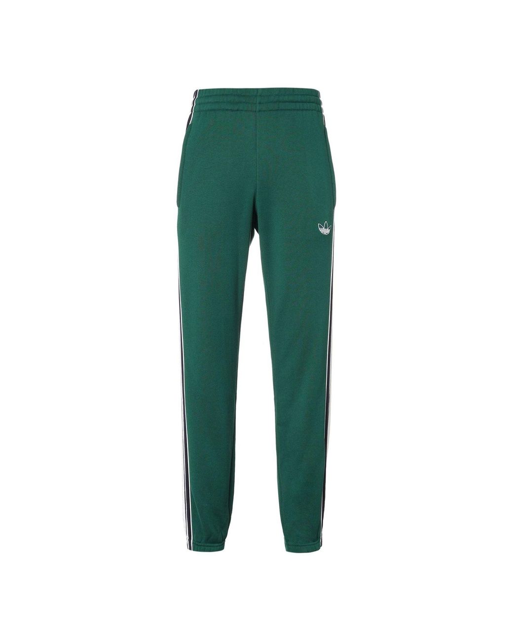 Adidas Green Originals 3-Stripes Panel Sweat Pants 'Collegiate/Legend Ink' for men