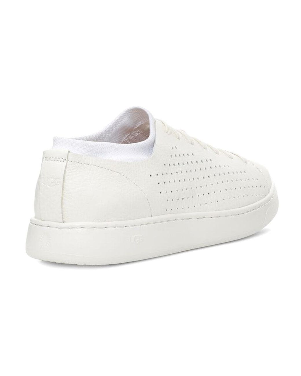 Ugg White Pismo Cozy Casual Sports Low Tops Skateboarding Shoes for men