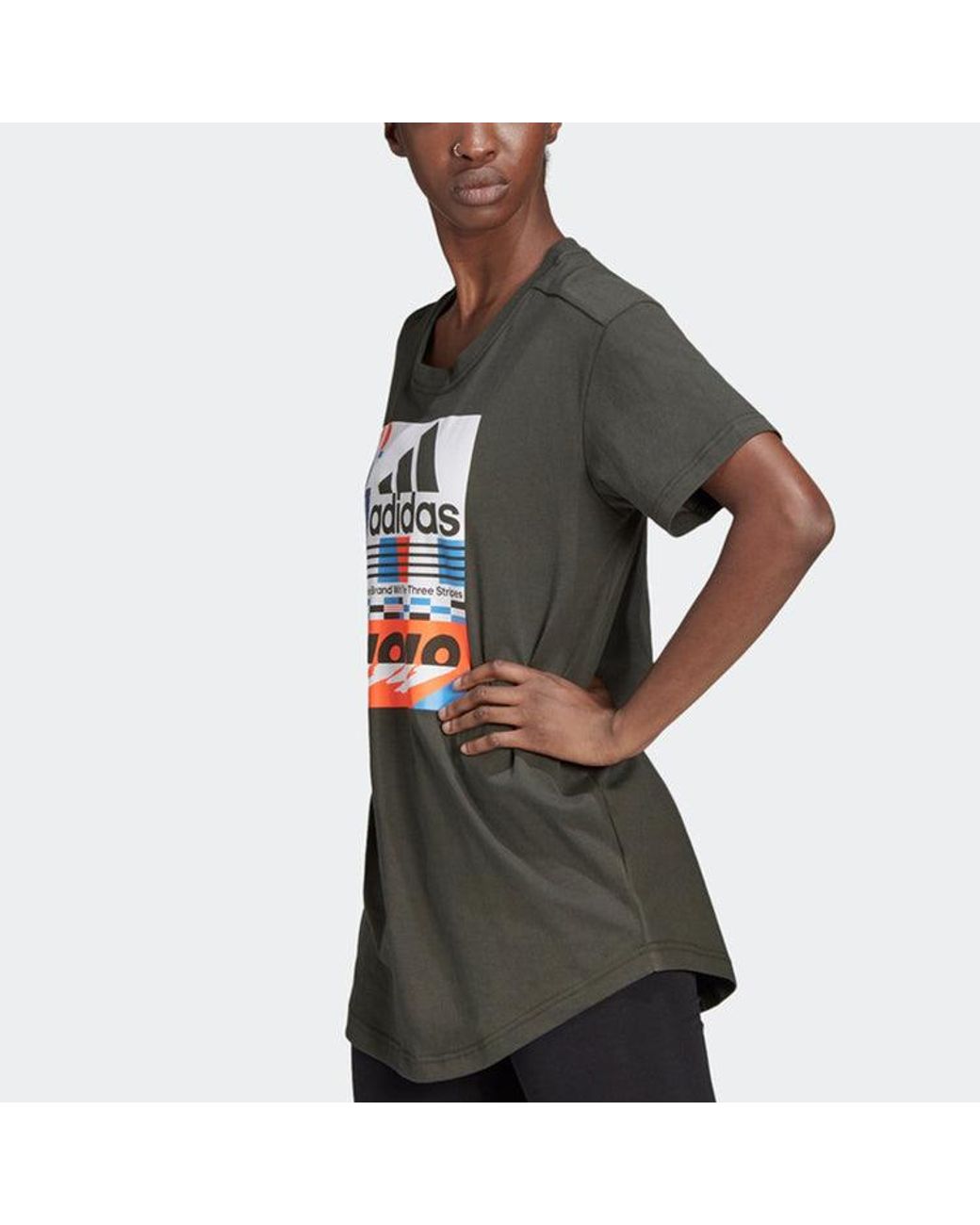 Adidas Gray (Wmns) Sports Round-Neck