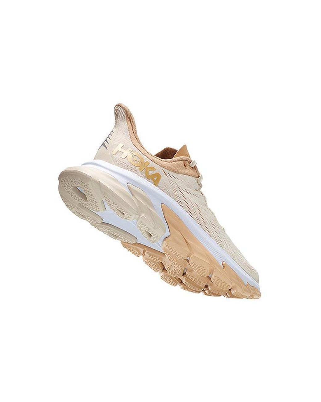 Hoka One One White Clifton Edge for men