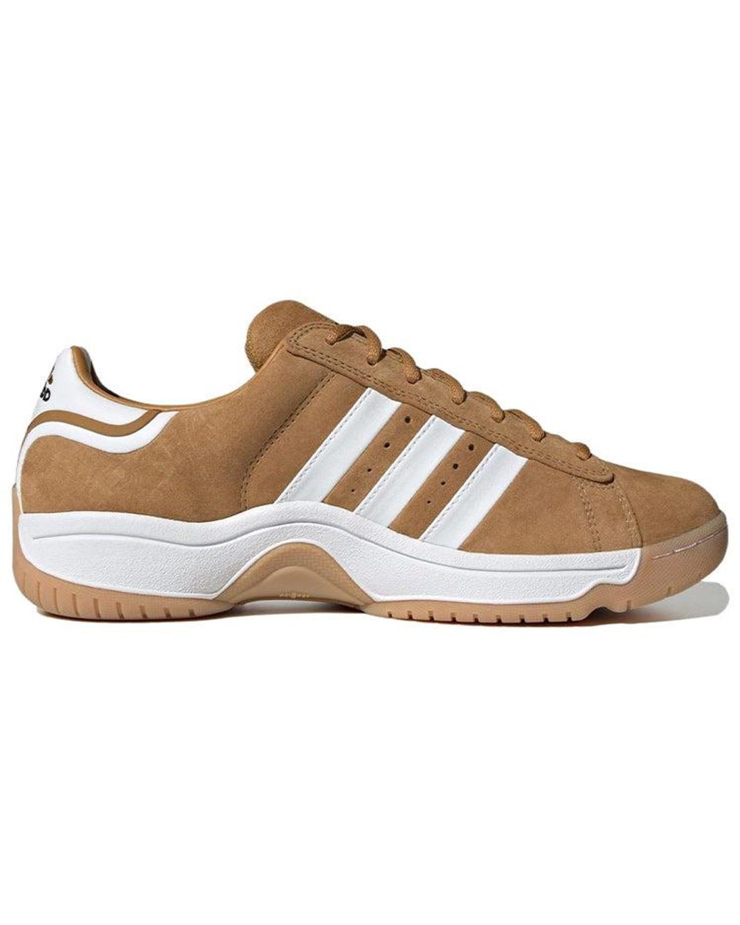 Adidas Brown Campus Supreme Shoes 'Mesa Cloud' for men