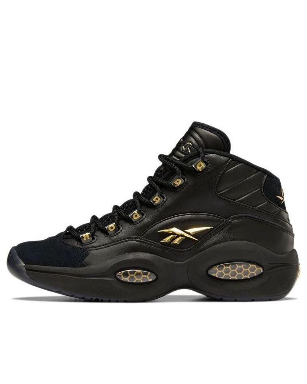 Reebok Black Question Mid Lux for men