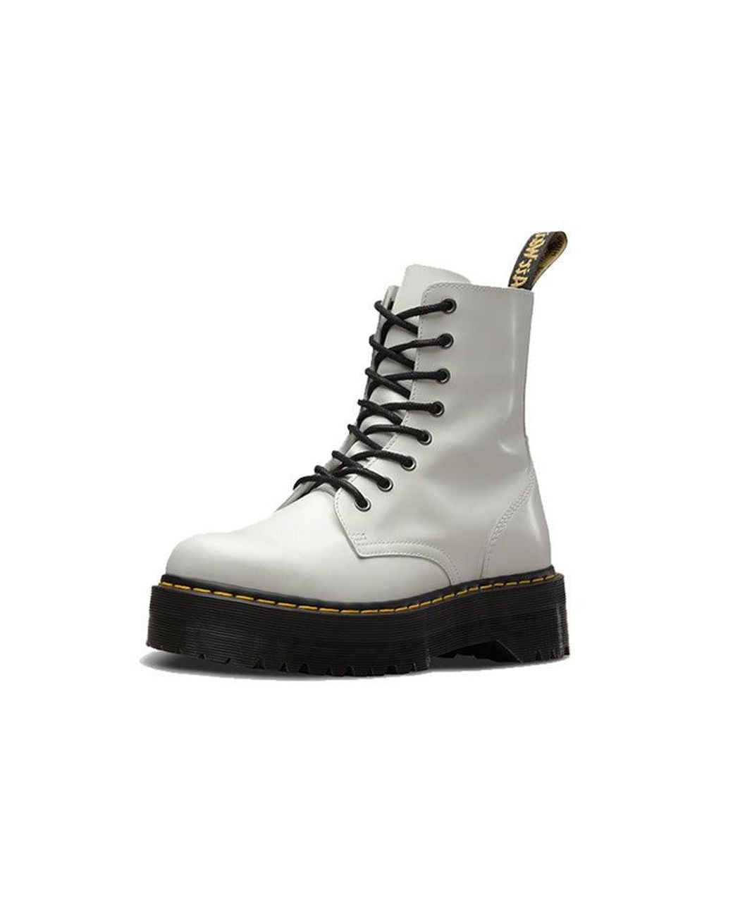 Dr. Martens Black Jadon Smooth Leather Platform Boot