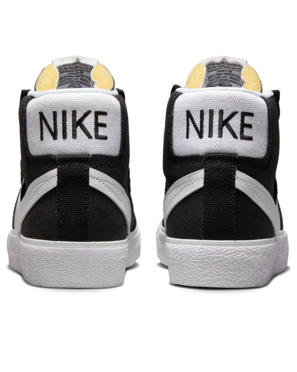Nike Black Zoom Blazer Mid Premium Sb 'Oversized Swoosh for men