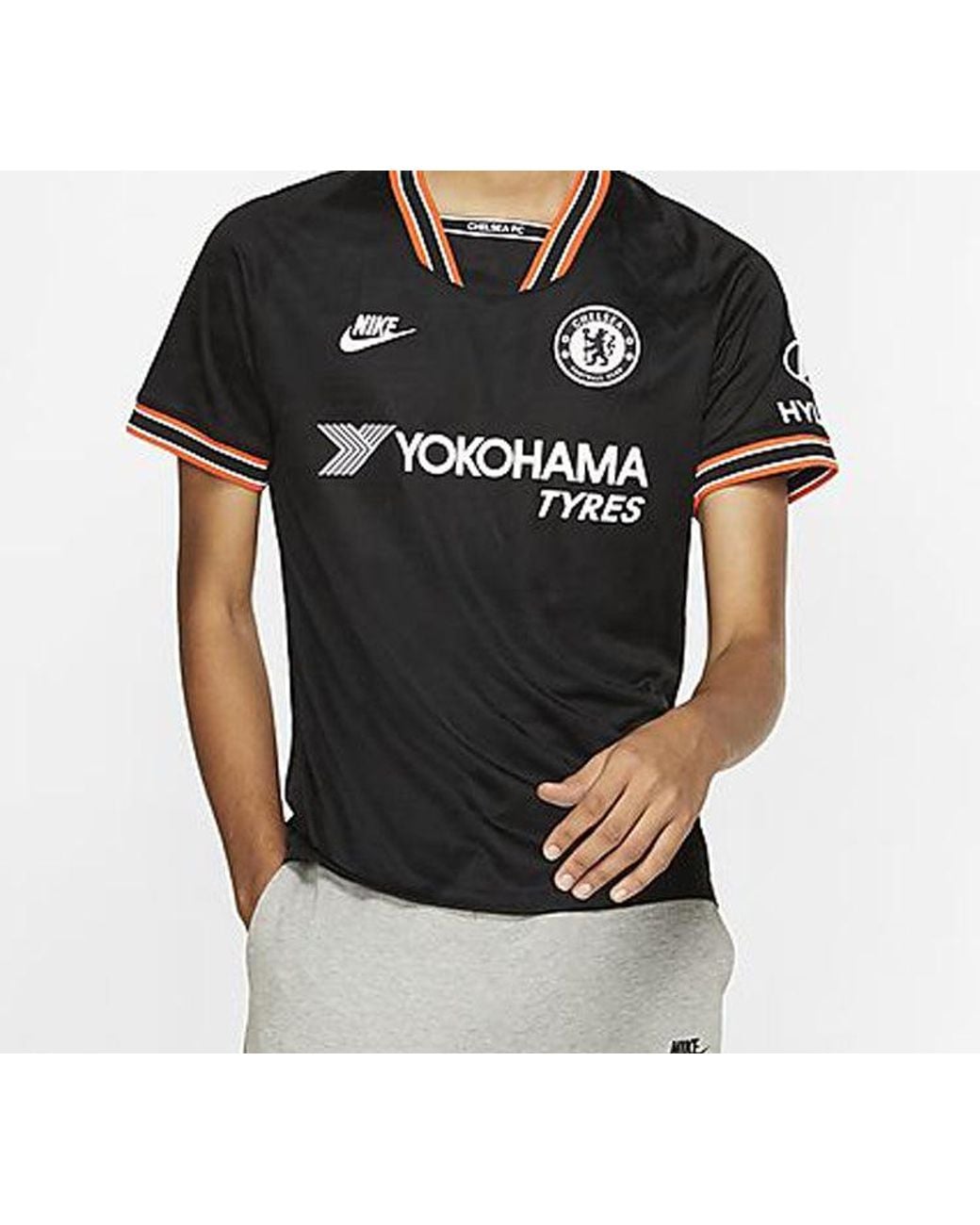 Nike Black Chelsea Fc 19/20 Stadium Third Jersey for men
