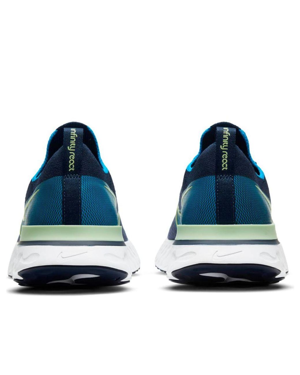 Nike Blue React Infinity Run Flyknit Dark for men