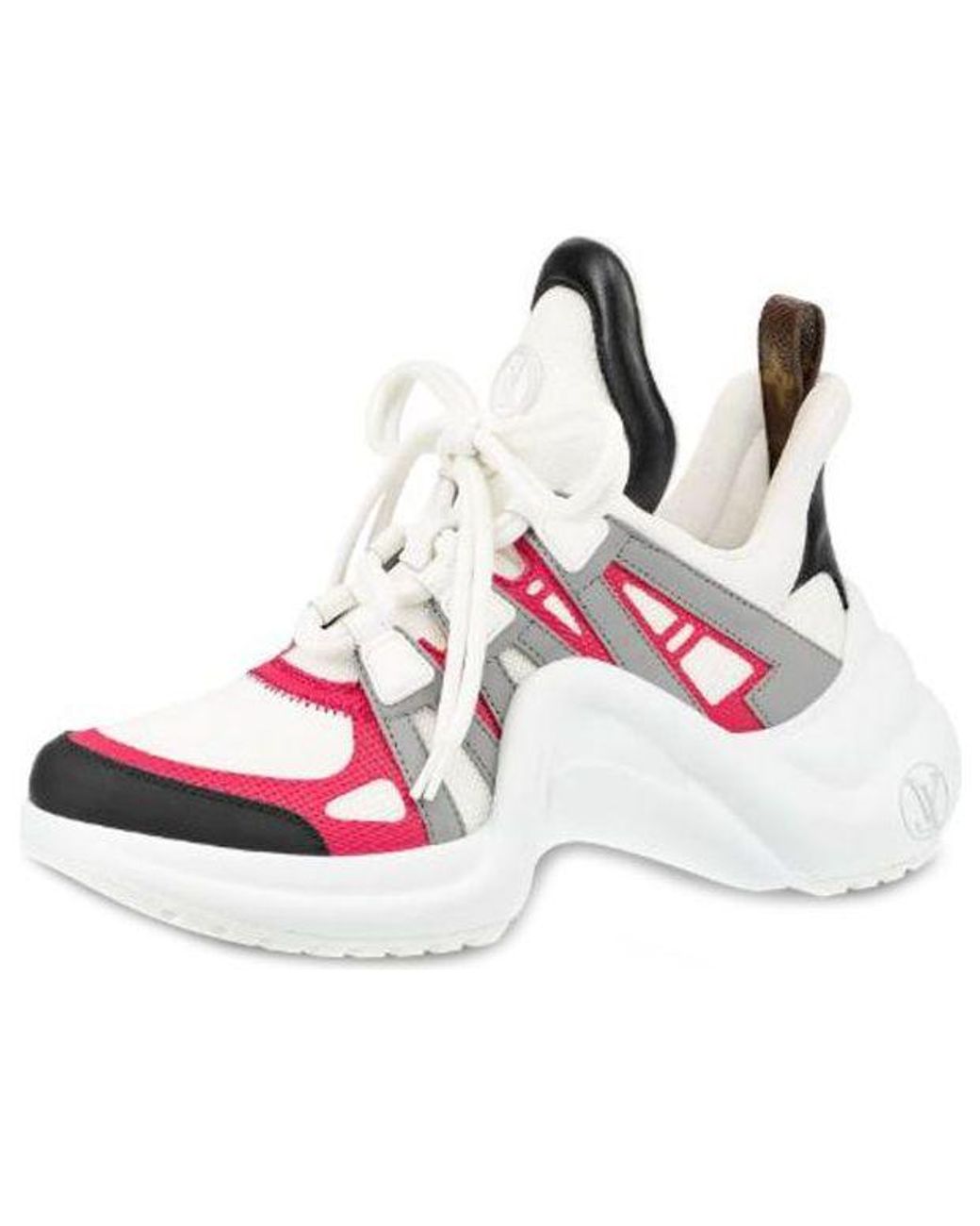 Louis Vuitton Lv Archlight Sports Shoes Pink/white | Lyst