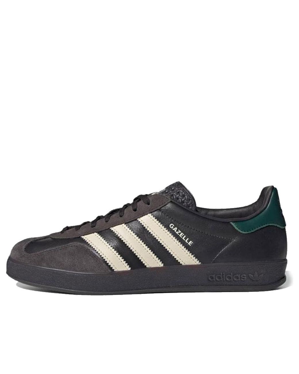 black gazelles leather