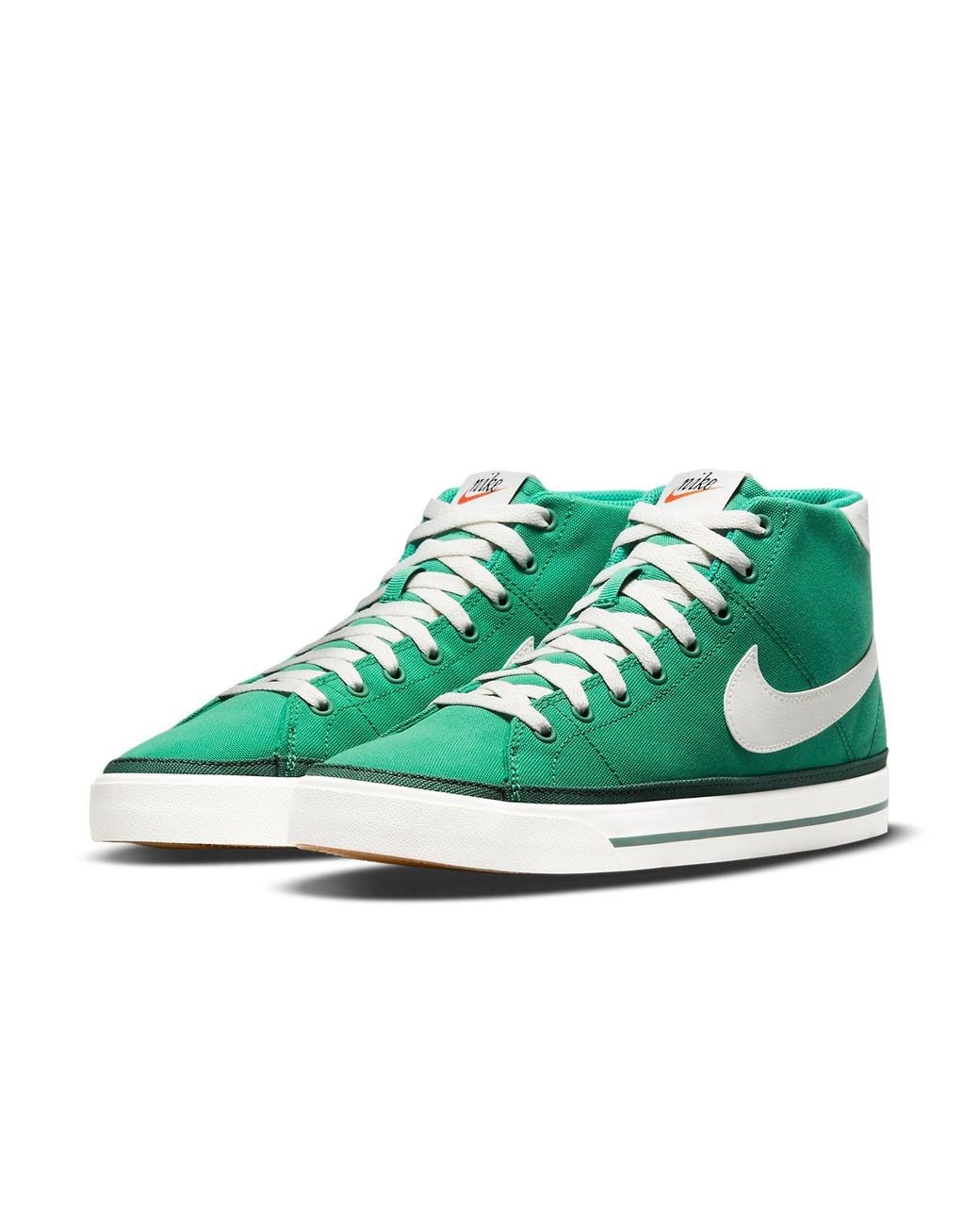 Nike Green Court Legacy Canvas Mid for men