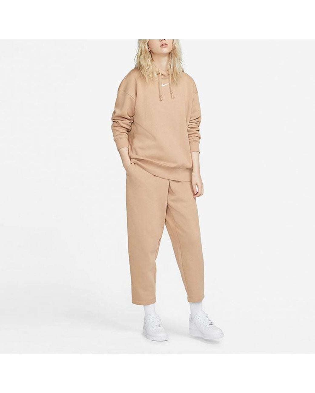 Nike Natural (Wmns) Athleisure Casual Sports Pullover Fleece Hoodie