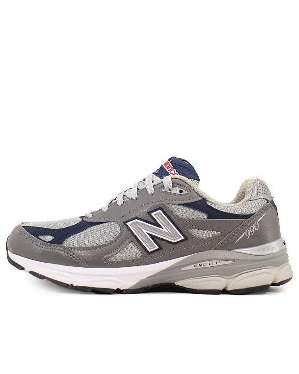 New Balance White 990V3 Made for men