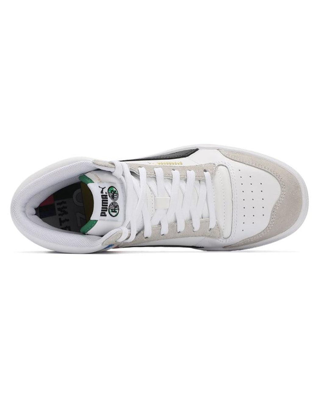 PUMA White Ralph Sampson Mid 'International Game' for men