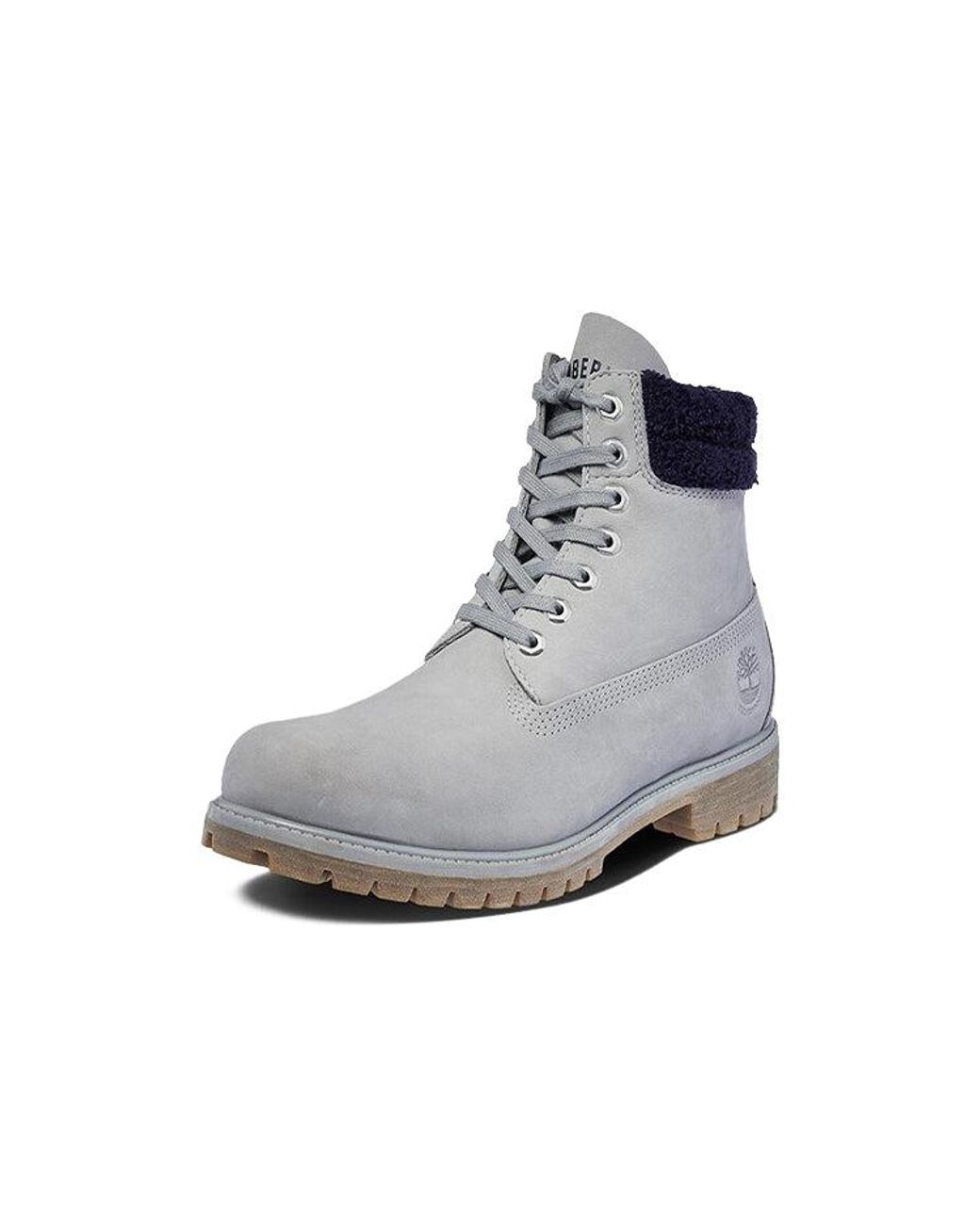 Timberland Gray Waterproof 6 Inch Double Collar Furry' for men