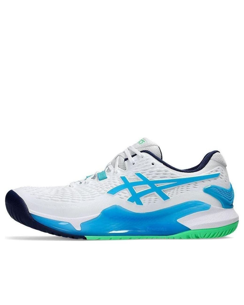 Asics Blue Gel-Resolution 9 Clay Tennis Shoes for men