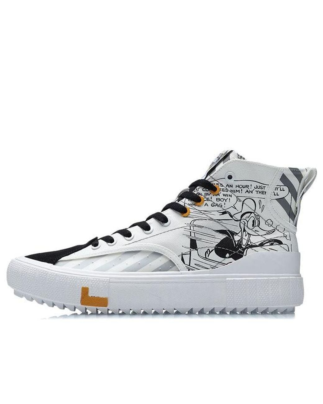 Li-ning White Classic Canvas Hi X Disney for men