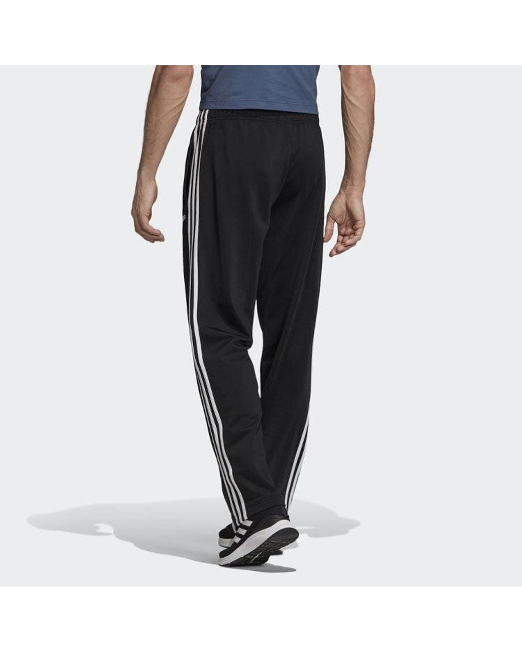Adidas Blue Straight Casual Sports Stylish Long Pants for men