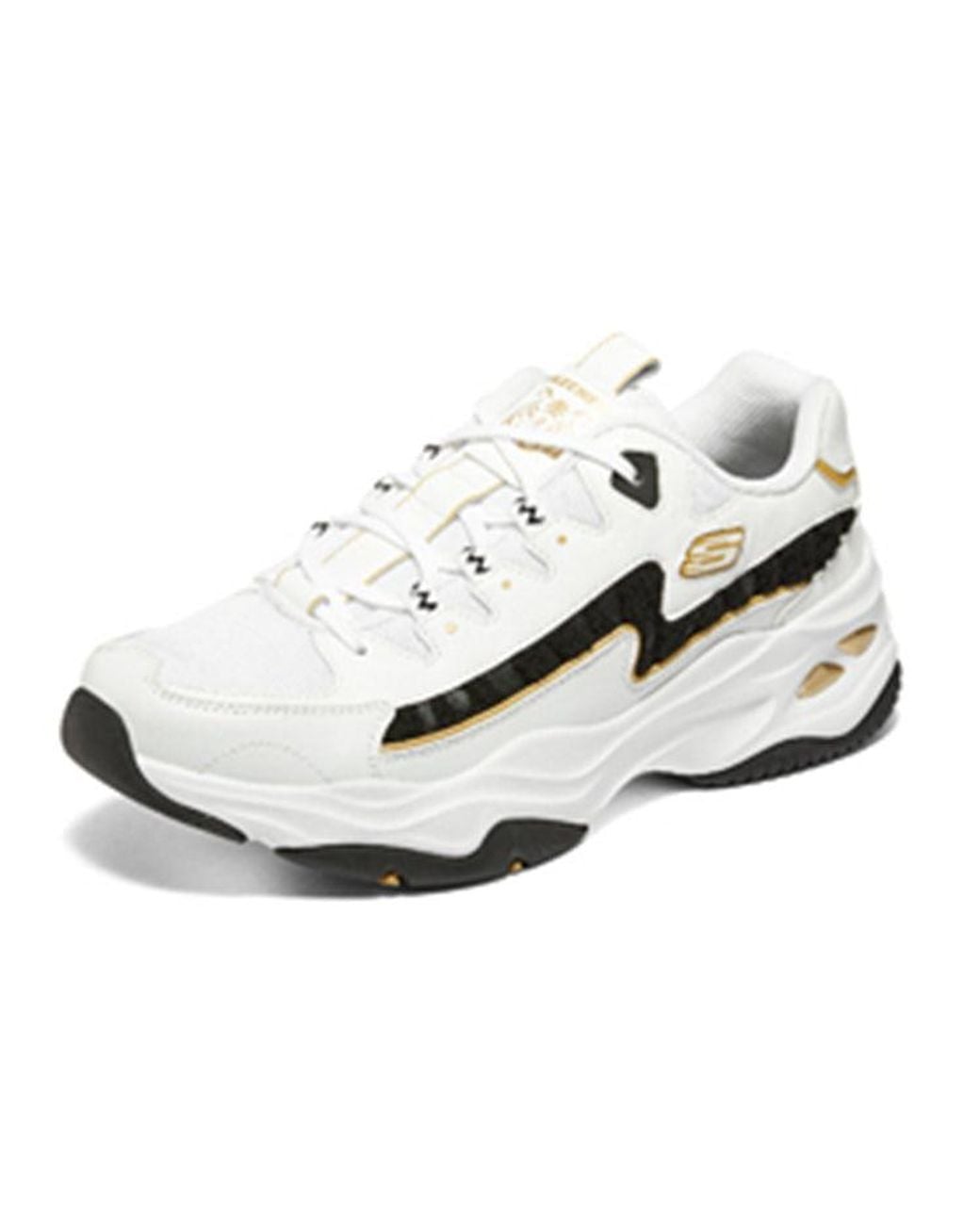 Skechers White Dlites 4.0 2022 Cny