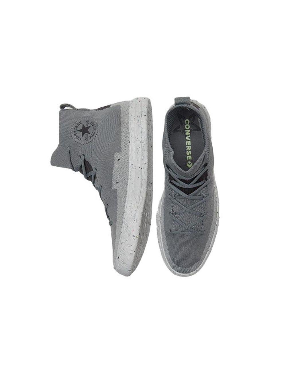 Converse Gray Chuck Taylor All Star Crater Knit High 'Limestone' for men