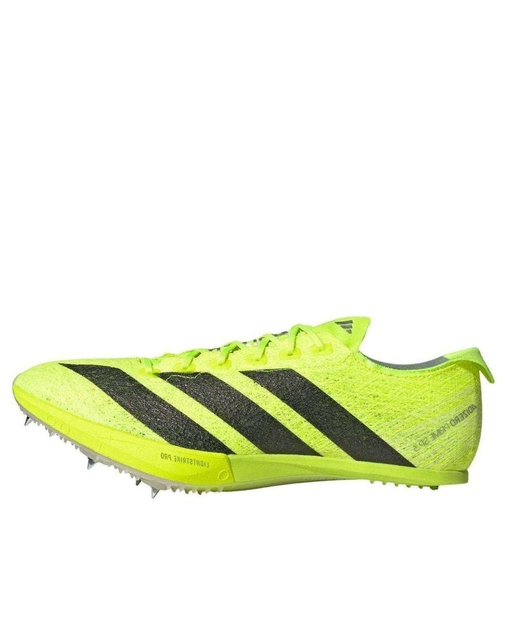 Adidas Yellow Adizero Prime Sp 3 Strung 'Lucid Lemon' for men