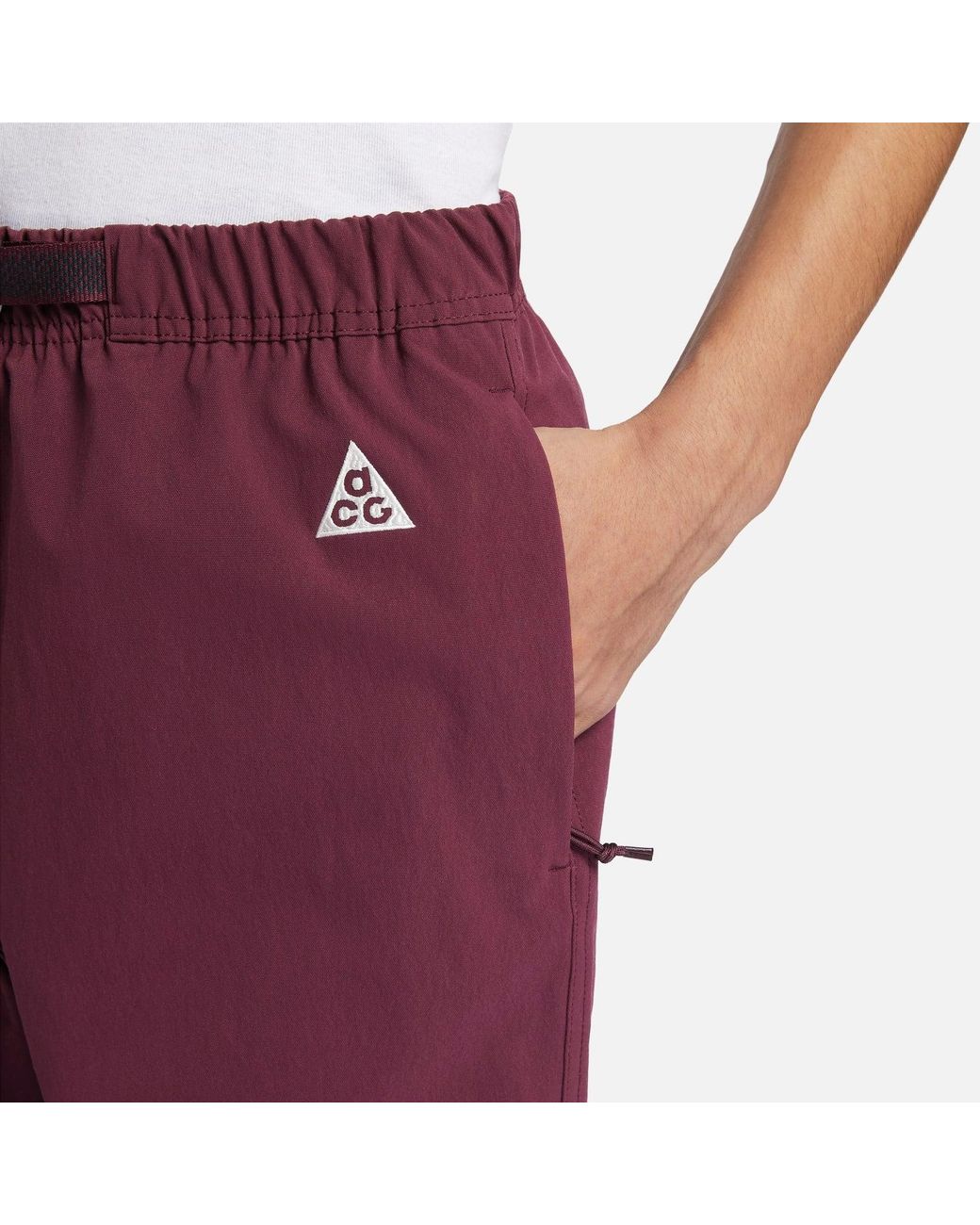 Nike Purple Acg Series Solid Color Logo Jogger for men