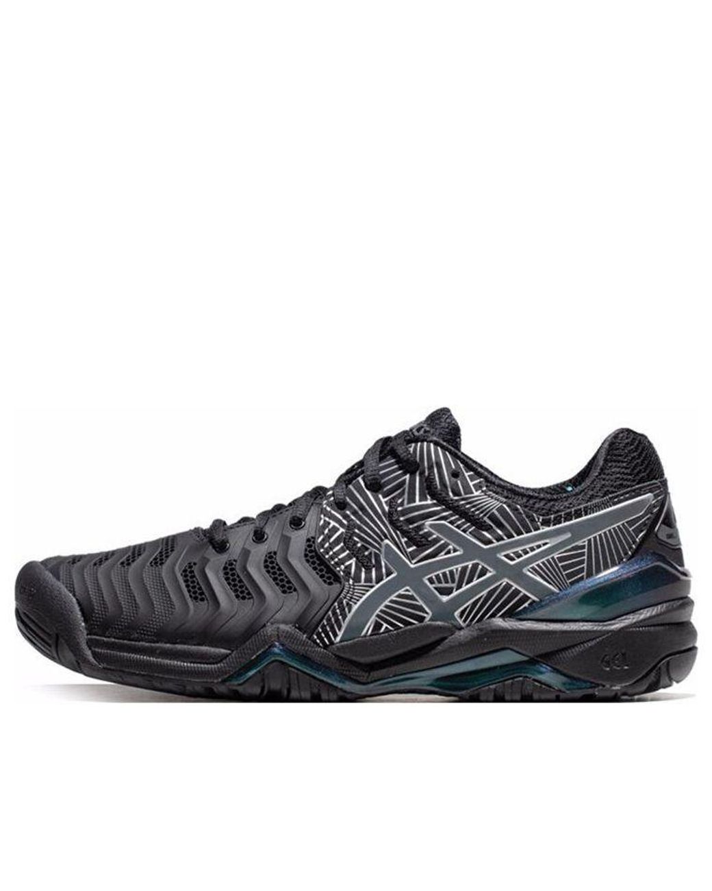 Asics resolution hotsell 7 black