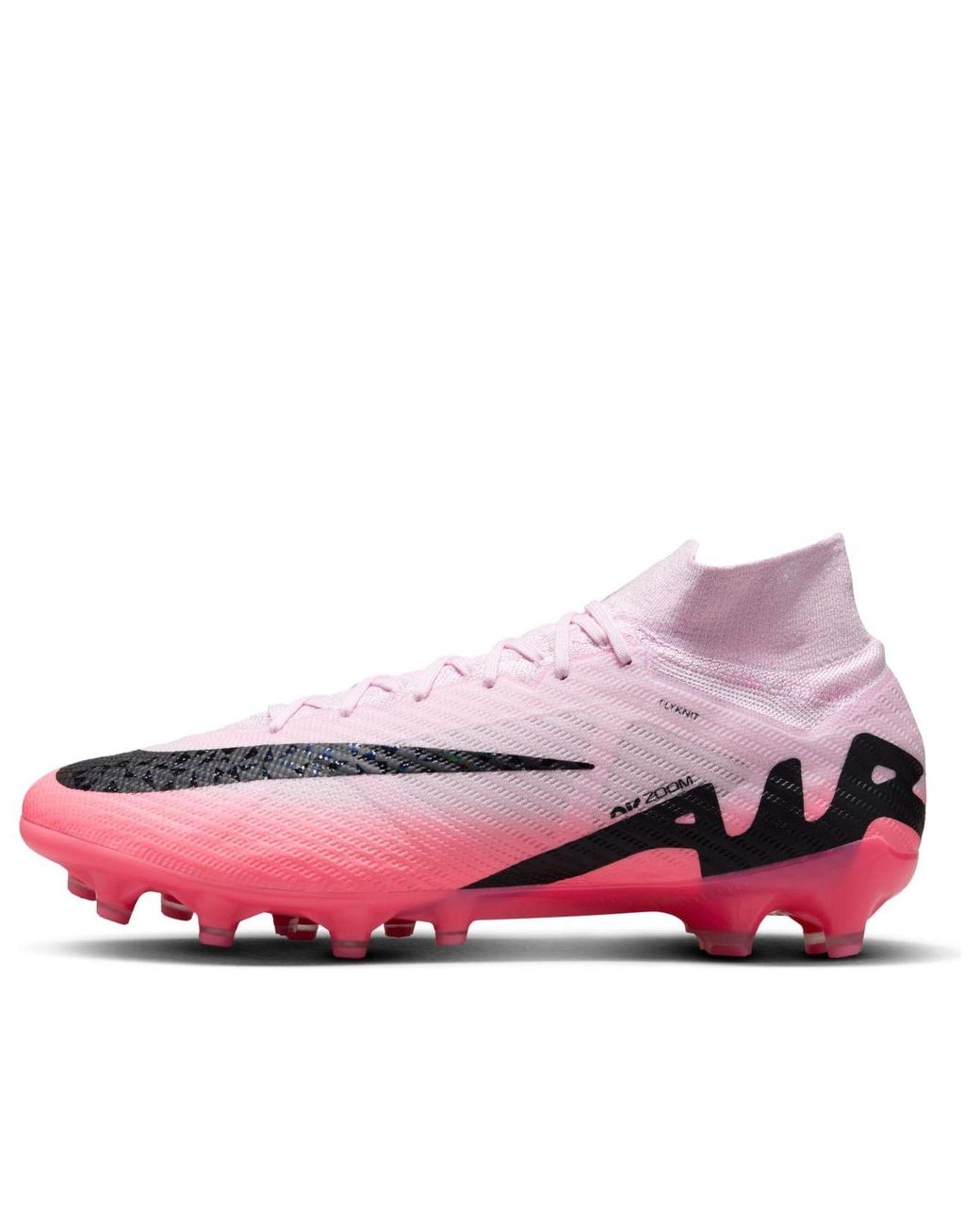 Nike Pink Zoom Mercurial Superfly 9 Elite Ag-Pro Foam' for men