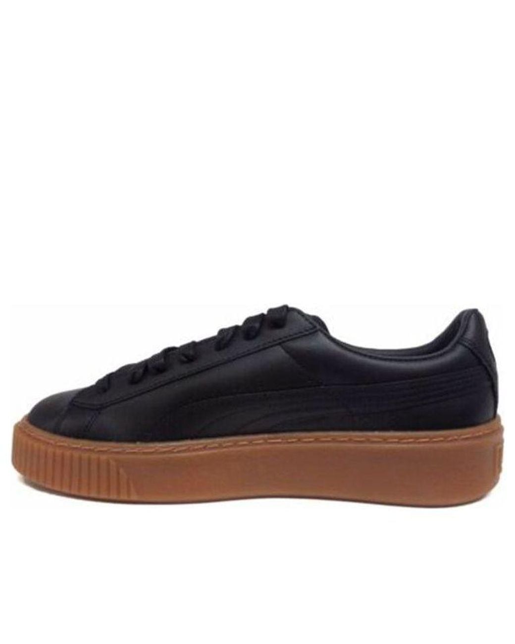 PUMA Blue (Wmns) Basket Platform Core Gum'