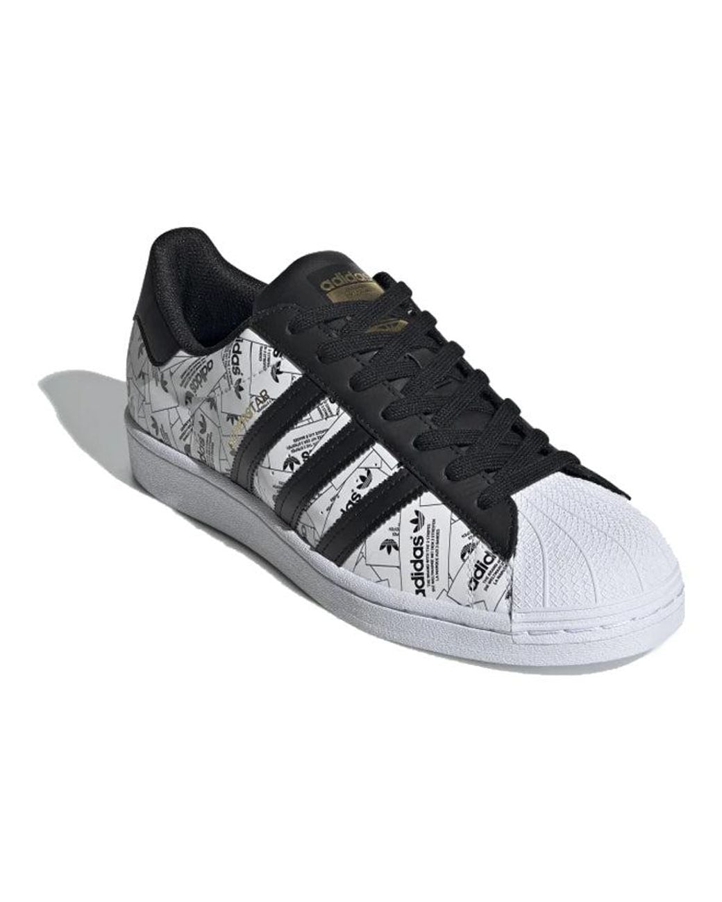 adidas Superstar 'Label Collage' in Grey for Men | Lyst UK