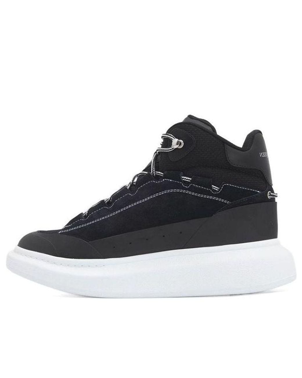 McQueen Black Larry High-Top Sneakers for men