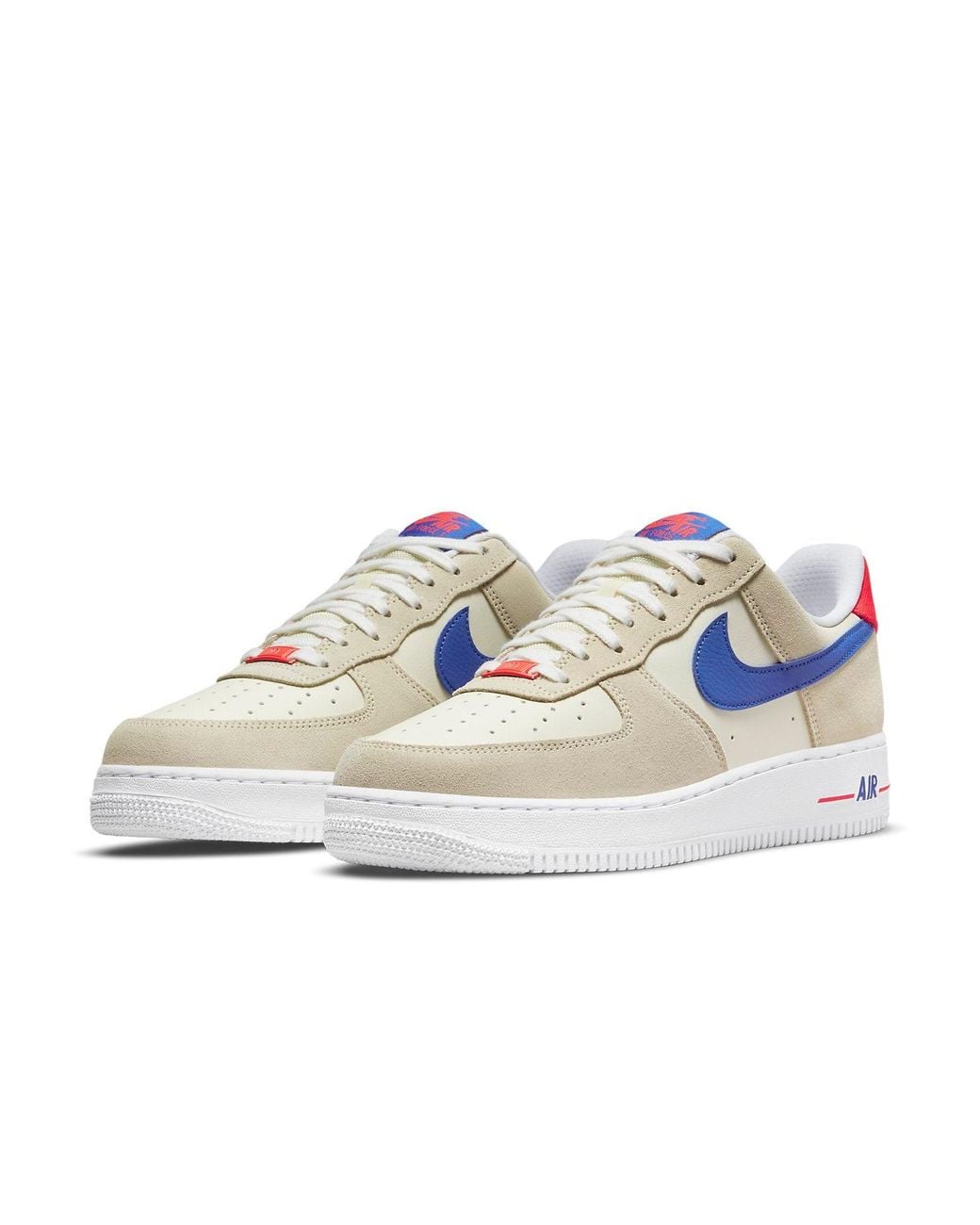 Nike Blue Air Force 1 '07 Lv8 'Coconut Milk Hyper Royal' for men