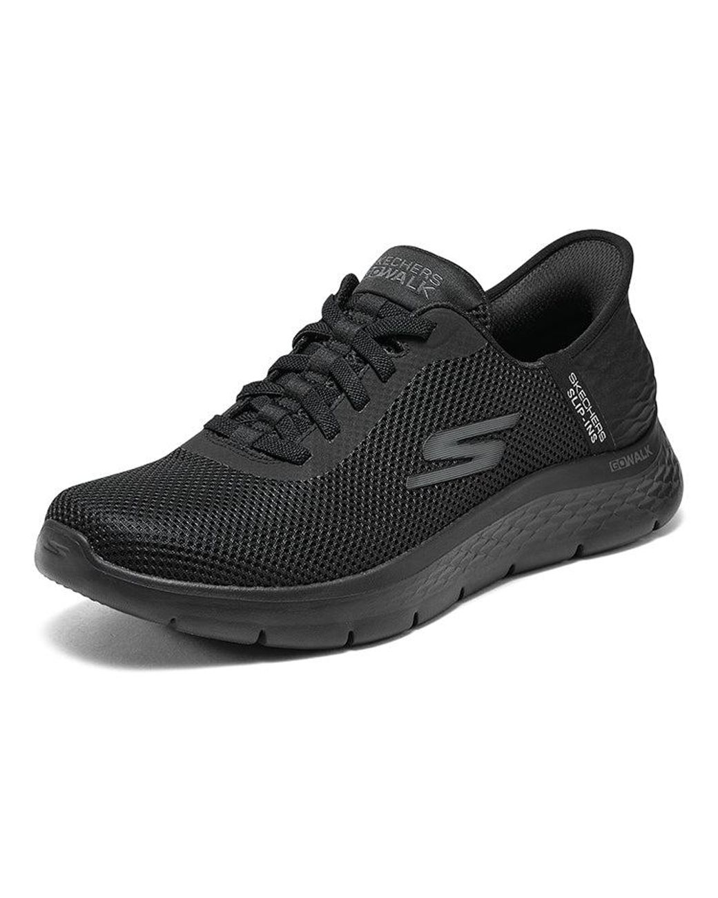 Skechers Black Go Walk Flex-Hands Up Slip-Ins for men