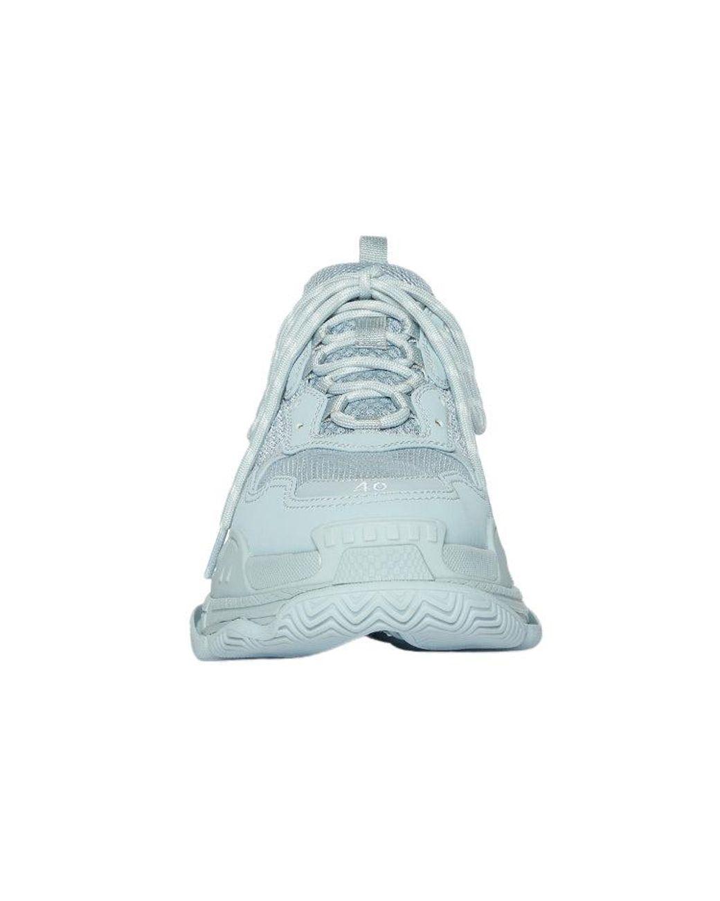 Balenciaga Blue (Wmns) Triple S Sneakers 'Pale Double Foam And Mesh'