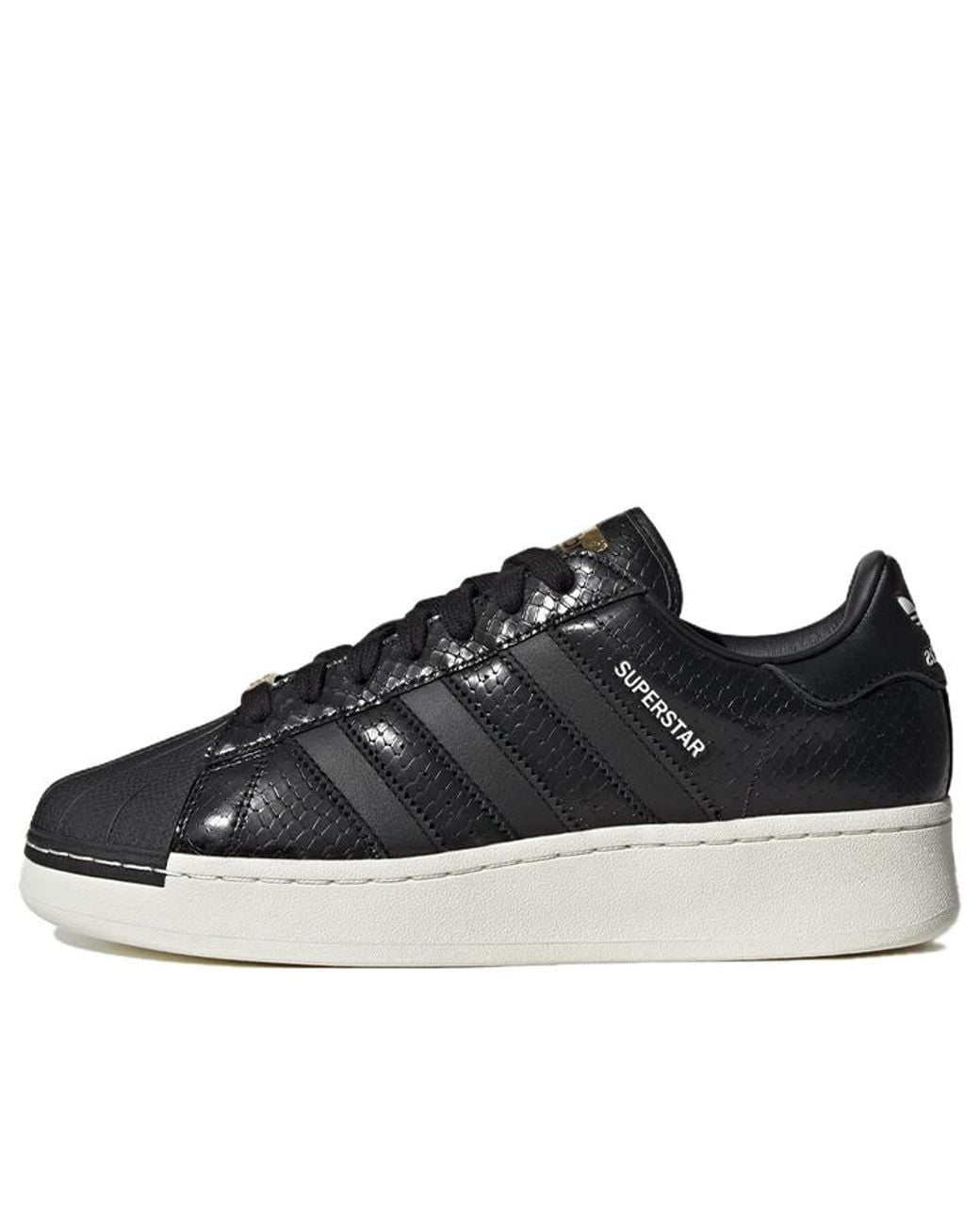 Adidas Black Originals Superstar Xlg Shoes 'Core Metallic' for men