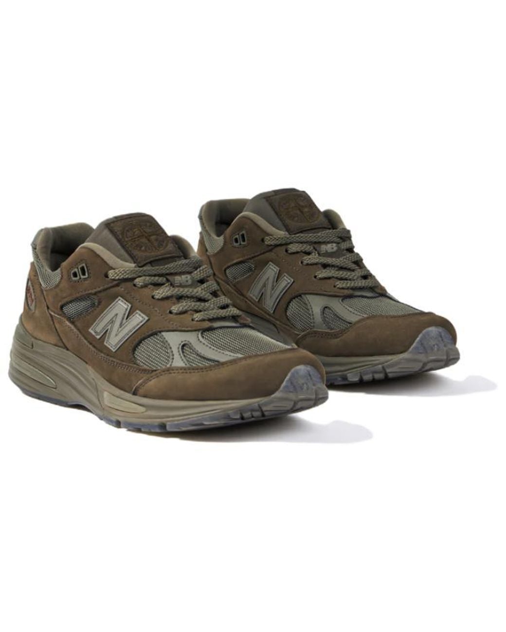 New Balance Brown X Stone Island 991 V2 'Military' for men