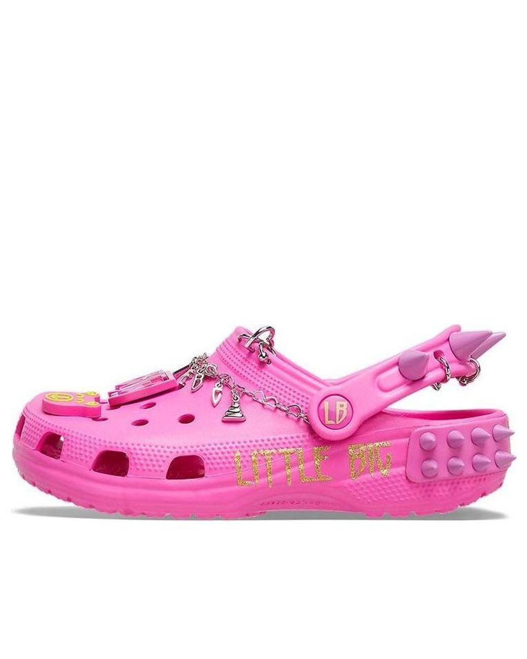 CROCSTM Pink X Littlebig Classic Clog Sandals