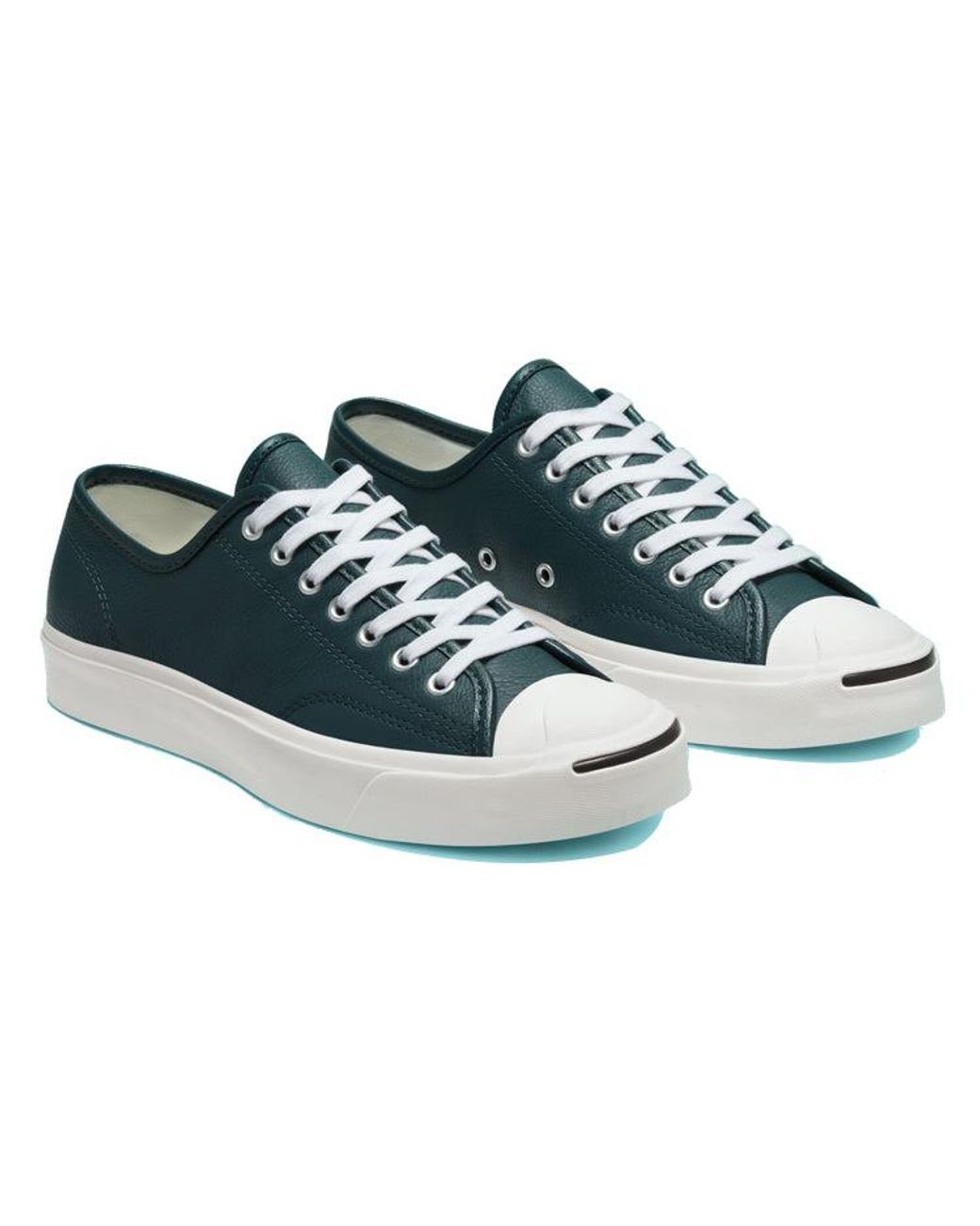 Converse Green Seasonal Color Leather Jack Purcell for men