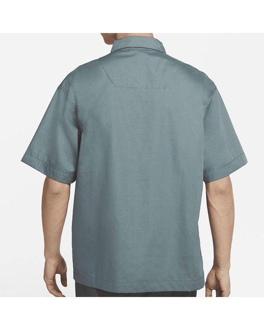 Nike Blue Thin And Light Loose Sports Short Sleeve Shirt for men